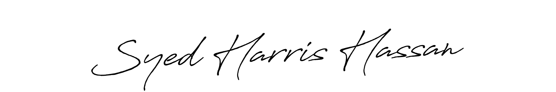 You can use this online signature creator to create a handwritten signature for the name Syed Harris Hassan. This is the best online autograph maker. Syed Harris Hassan signature style 7 images and pictures png