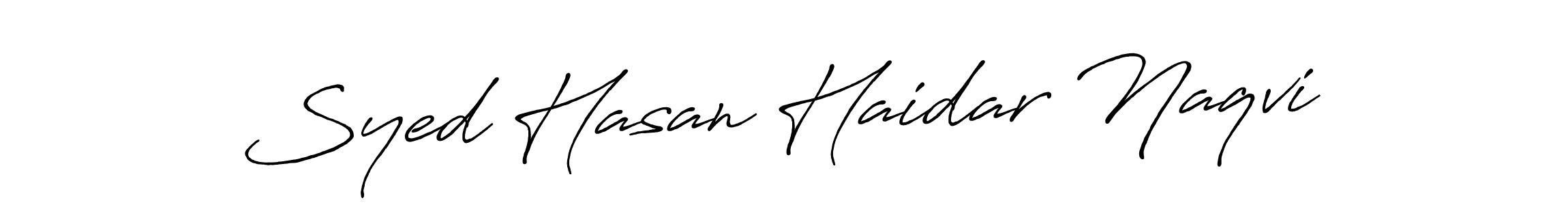 Also we have Syed Hasan Haidar Naqvi name is the best signature style. Create professional handwritten signature collection using Antro_Vectra_Bolder autograph style. Syed Hasan Haidar Naqvi signature style 7 images and pictures png