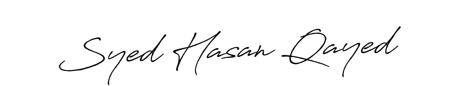 How to Draw Syed Hasan Qayed signature style? Antro_Vectra_Bolder is a latest design signature styles for name Syed Hasan Qayed. Syed Hasan Qayed signature style 7 images and pictures png