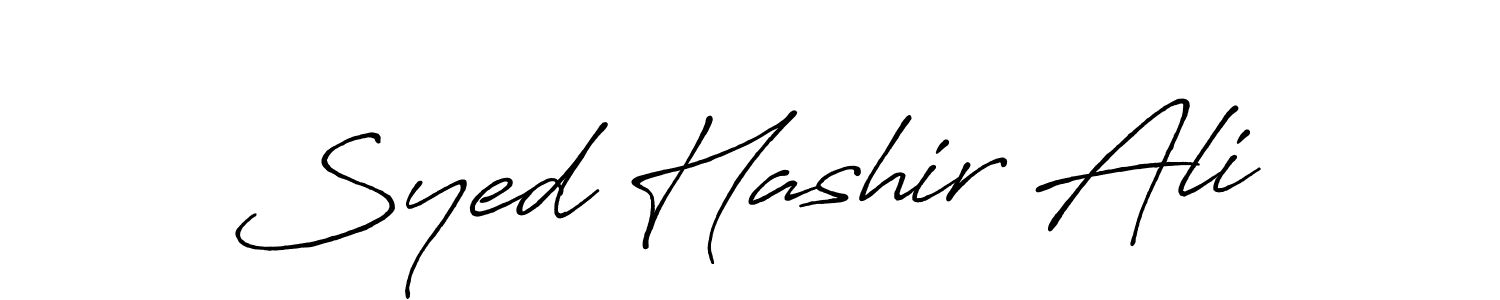 The best way (Antro_Vectra_Bolder) to make a short signature is to pick only two or three words in your name. The name Syed Hashir Ali include a total of six letters. For converting this name. Syed Hashir Ali signature style 7 images and pictures png