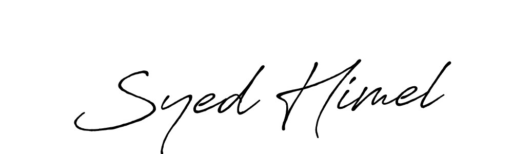 How to make Syed Himel signature? Antro_Vectra_Bolder is a professional autograph style. Create handwritten signature for Syed Himel name. Syed Himel signature style 7 images and pictures png