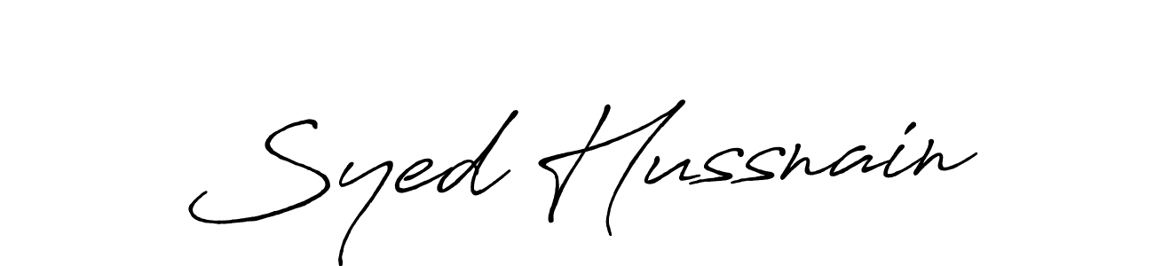 How to make Syed Hussnain signature? Antro_Vectra_Bolder is a professional autograph style. Create handwritten signature for Syed Hussnain name. Syed Hussnain signature style 7 images and pictures png
