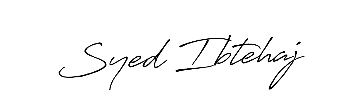 Make a beautiful signature design for name Syed Ibtehaj. Use this online signature maker to create a handwritten signature for free. Syed Ibtehaj signature style 7 images and pictures png