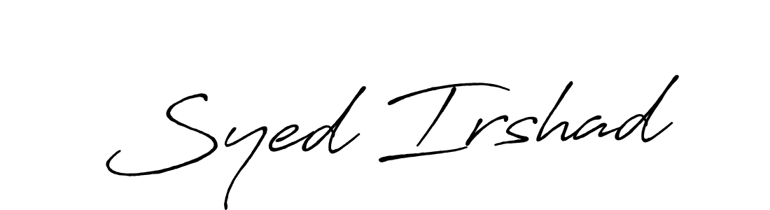 You should practise on your own different ways (Antro_Vectra_Bolder) to write your name (Syed Irshad) in signature. don't let someone else do it for you. Syed Irshad signature style 7 images and pictures png
