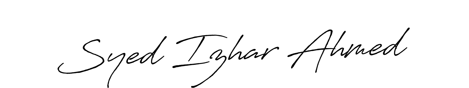 Here are the top 10 professional signature styles for the name Syed Izhar Ahmed. These are the best autograph styles you can use for your name. Syed Izhar Ahmed signature style 7 images and pictures png