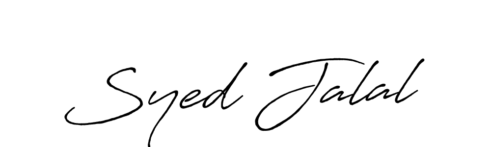 Also we have Syed Jalal name is the best signature style. Create professional handwritten signature collection using Antro_Vectra_Bolder autograph style. Syed Jalal signature style 7 images and pictures png