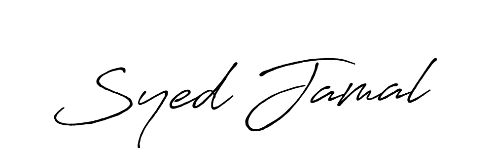 The best way (Antro_Vectra_Bolder) to make a short signature is to pick only two or three words in your name. The name Syed Jamal include a total of six letters. For converting this name. Syed Jamal signature style 7 images and pictures png