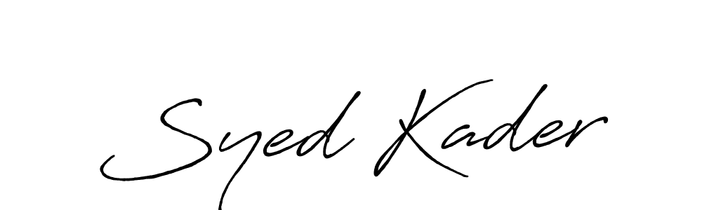 This is the best signature style for the Syed Kader name. Also you like these signature font (Antro_Vectra_Bolder). Mix name signature. Syed Kader signature style 7 images and pictures png
