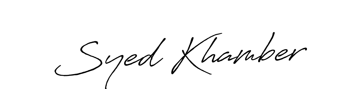 Antro_Vectra_Bolder is a professional signature style that is perfect for those who want to add a touch of class to their signature. It is also a great choice for those who want to make their signature more unique. Get Syed Khamber name to fancy signature for free. Syed Khamber signature style 7 images and pictures png
