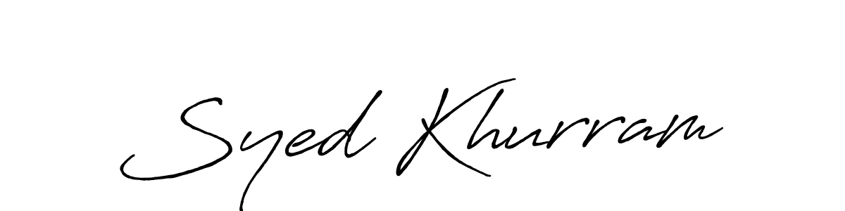 if you are searching for the best signature style for your name Syed Khurram. so please give up your signature search. here we have designed multiple signature styles  using Antro_Vectra_Bolder. Syed Khurram signature style 7 images and pictures png