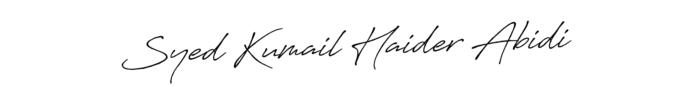 Make a beautiful signature design for name Syed Kumail Haider Abidi. Use this online signature maker to create a handwritten signature for free. Syed Kumail Haider Abidi signature style 7 images and pictures png