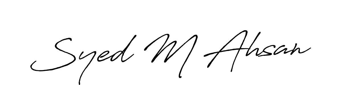 See photos of Syed M Ahsan official signature by Spectra . Check more albums & portfolios. Read reviews & check more about Antro_Vectra_Bolder font. Syed M Ahsan signature style 7 images and pictures png