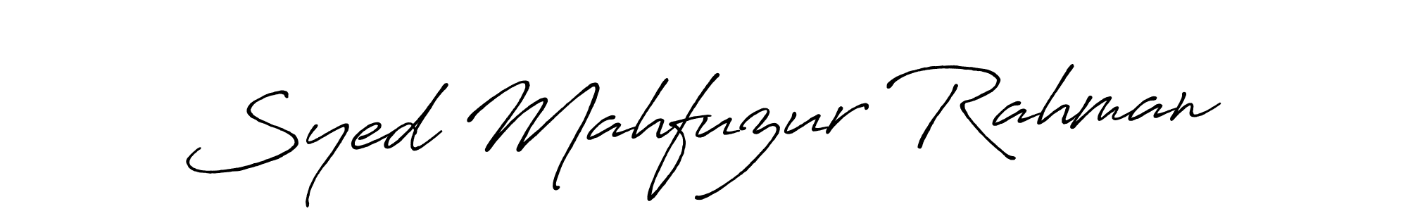 The best way (Antro_Vectra_Bolder) to make a short signature is to pick only two or three words in your name. The name Syed Mahfuzur Rahman include a total of six letters. For converting this name. Syed Mahfuzur Rahman signature style 7 images and pictures png