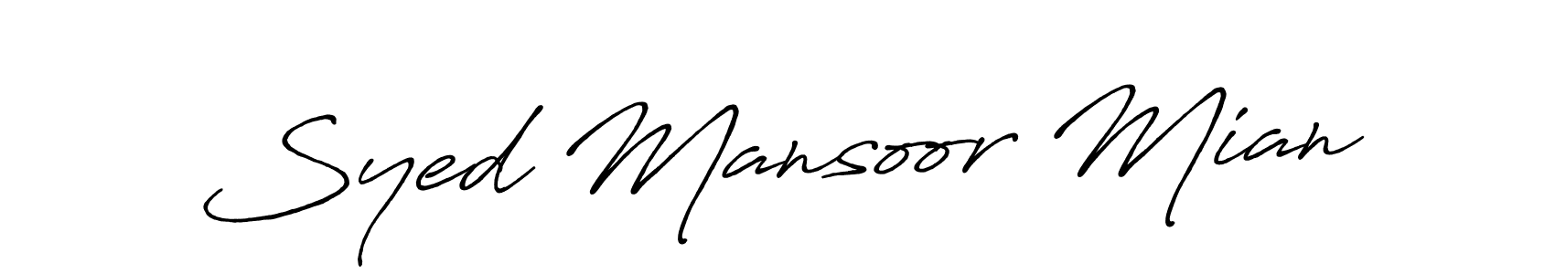 Also You can easily find your signature by using the search form. We will create Syed Mansoor Mian name handwritten signature images for you free of cost using Antro_Vectra_Bolder sign style. Syed Mansoor Mian signature style 7 images and pictures png