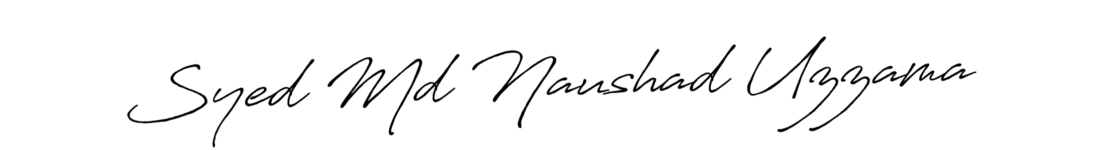 Syed Md Naushad Uzzama stylish signature style. Best Handwritten Sign (Antro_Vectra_Bolder) for my name. Handwritten Signature Collection Ideas for my name Syed Md Naushad Uzzama. Syed Md Naushad Uzzama signature style 7 images and pictures png