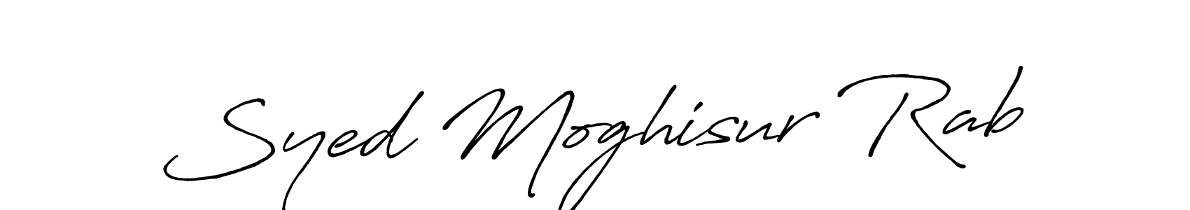 Also we have Syed Moghisur Rab name is the best signature style. Create professional handwritten signature collection using Antro_Vectra_Bolder autograph style. Syed Moghisur Rab signature style 7 images and pictures png