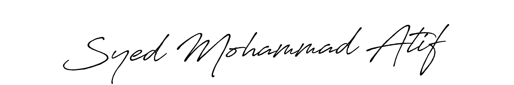 if you are searching for the best signature style for your name Syed Mohammad Atif. so please give up your signature search. here we have designed multiple signature styles  using Antro_Vectra_Bolder. Syed Mohammad Atif signature style 7 images and pictures png