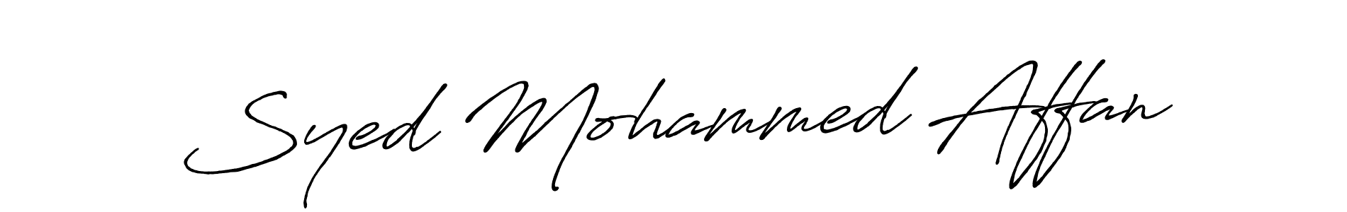 Antro_Vectra_Bolder is a professional signature style that is perfect for those who want to add a touch of class to their signature. It is also a great choice for those who want to make their signature more unique. Get Syed Mohammed Affan name to fancy signature for free. Syed Mohammed Affan signature style 7 images and pictures png