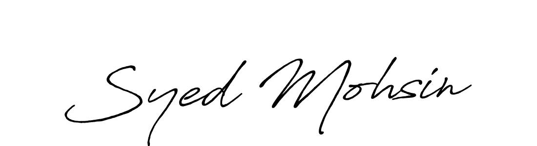 How to make Syed Mohsin signature? Antro_Vectra_Bolder is a professional autograph style. Create handwritten signature for Syed Mohsin name. Syed Mohsin signature style 7 images and pictures png