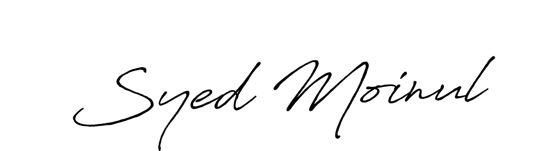 Make a beautiful signature design for name Syed Moinul. Use this online signature maker to create a handwritten signature for free. Syed Moinul signature style 7 images and pictures png