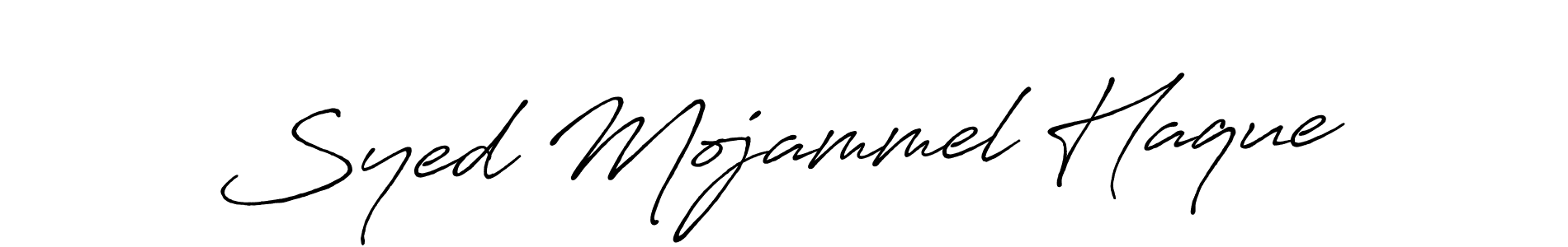 The best way (Antro_Vectra_Bolder) to make a short signature is to pick only two or three words in your name. The name Syed Mojammel Haque include a total of six letters. For converting this name. Syed Mojammel Haque signature style 7 images and pictures png