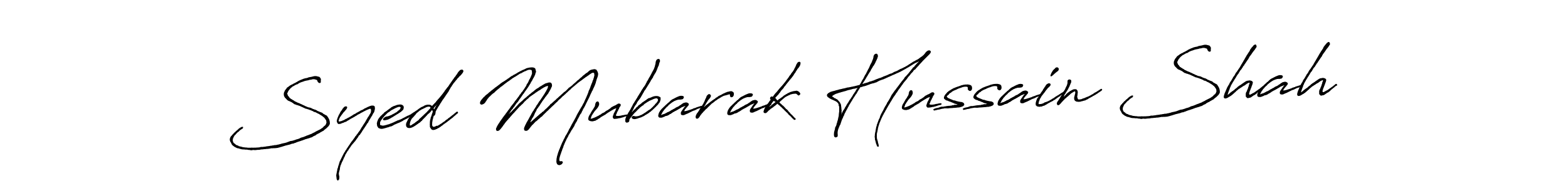 You can use this online signature creator to create a handwritten signature for the name Syed Mubarak Hussain Shah. This is the best online autograph maker. Syed Mubarak Hussain Shah signature style 7 images and pictures png