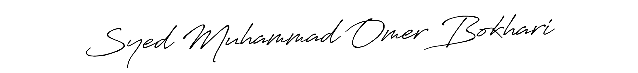 Make a beautiful signature design for name Syed Muhammad Omer Bokhari. Use this online signature maker to create a handwritten signature for free. Syed Muhammad Omer Bokhari signature style 7 images and pictures png