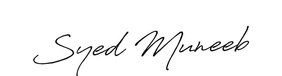 Once you've used our free online signature maker to create your best signature Antro_Vectra_Bolder style, it's time to enjoy all of the benefits that Syed Muneeb name signing documents. Syed Muneeb signature style 7 images and pictures png