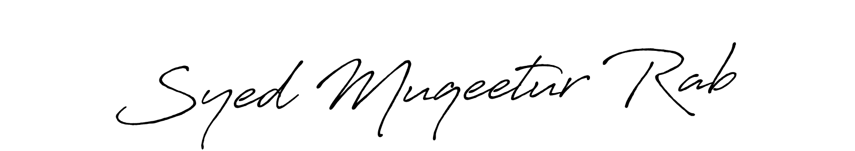 Also we have Syed Muqeetur Rab name is the best signature style. Create professional handwritten signature collection using Antro_Vectra_Bolder autograph style. Syed Muqeetur Rab signature style 7 images and pictures png