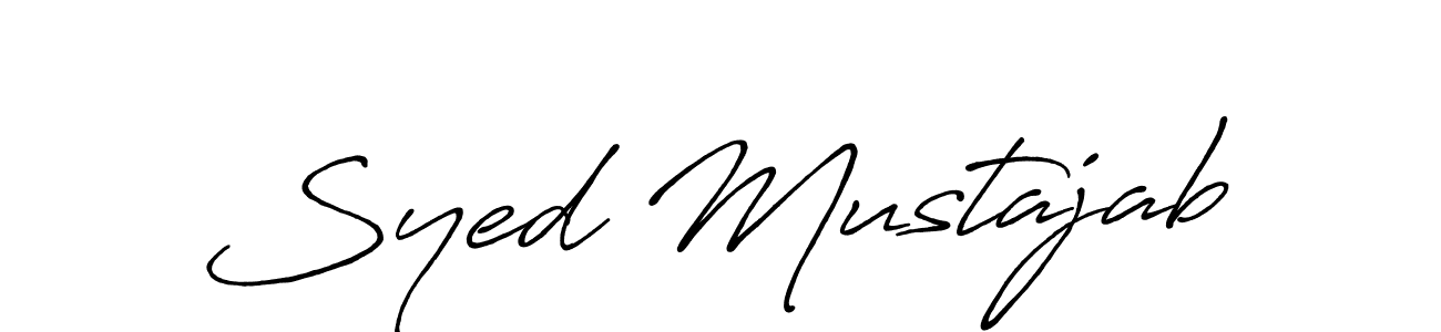 Make a beautiful signature design for name Syed Mustajab. Use this online signature maker to create a handwritten signature for free. Syed Mustajab signature style 7 images and pictures png