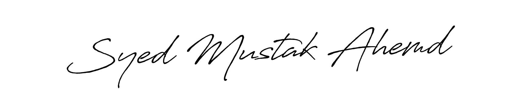 Make a short Syed Mustak Ahemd signature style. Manage your documents anywhere anytime using Antro_Vectra_Bolder. Create and add eSignatures, submit forms, share and send files easily. Syed Mustak Ahemd signature style 7 images and pictures png