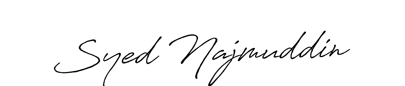 The best way (Antro_Vectra_Bolder) to make a short signature is to pick only two or three words in your name. The name Syed Najmuddin include a total of six letters. For converting this name. Syed Najmuddin signature style 7 images and pictures png