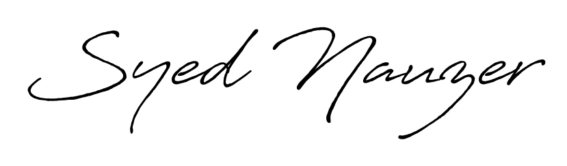 Create a beautiful signature design for name Syed Nauzer. With this signature (Antro_Vectra_Bolder) fonts, you can make a handwritten signature for free. Syed Nauzer signature style 7 images and pictures png
