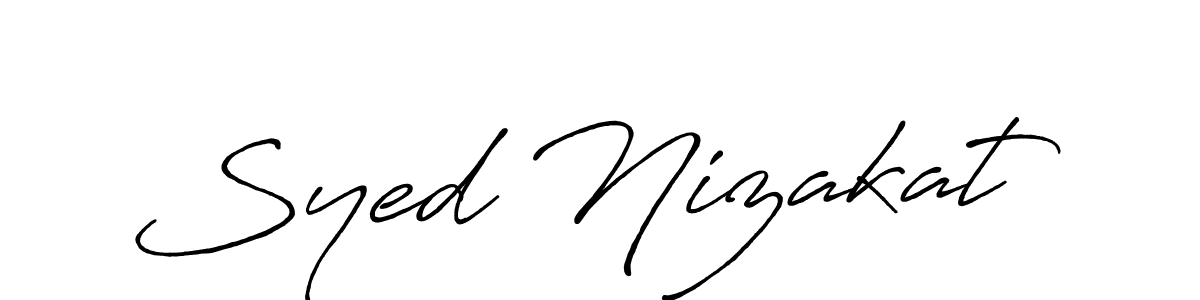 Similarly Antro_Vectra_Bolder is the best handwritten signature design. Signature creator online .You can use it as an online autograph creator for name Syed Nizakat. Syed Nizakat signature style 7 images and pictures png