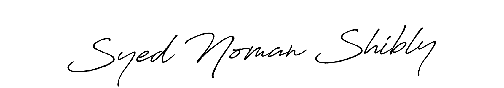 Antro_Vectra_Bolder is a professional signature style that is perfect for those who want to add a touch of class to their signature. It is also a great choice for those who want to make their signature more unique. Get Syed Noman Shibly name to fancy signature for free. Syed Noman Shibly signature style 7 images and pictures png