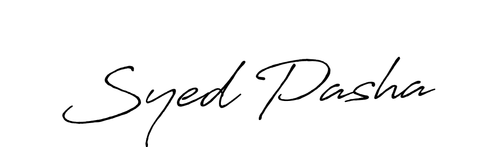 Use a signature maker to create a handwritten signature online. With this signature software, you can design (Antro_Vectra_Bolder) your own signature for name Syed Pasha. Syed Pasha signature style 7 images and pictures png