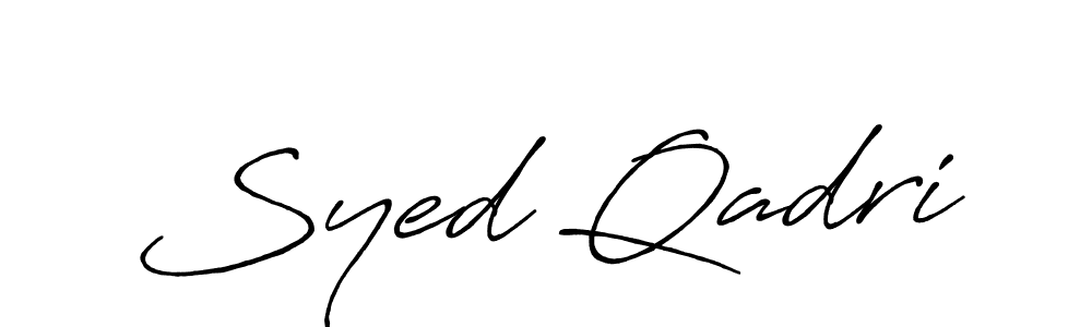 Once you've used our free online signature maker to create your best signature Antro_Vectra_Bolder style, it's time to enjoy all of the benefits that Syed Qadri name signing documents. Syed Qadri signature style 7 images and pictures png