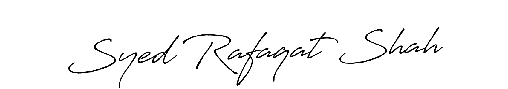 Also we have Syed Rafaqat Shah name is the best signature style. Create professional handwritten signature collection using Antro_Vectra_Bolder autograph style. Syed Rafaqat Shah signature style 7 images and pictures png