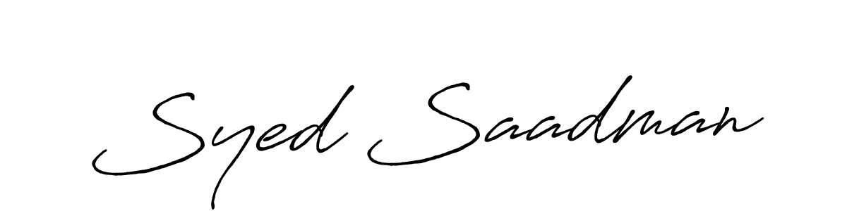 Best and Professional Signature Style for Syed Saadman. Antro_Vectra_Bolder Best Signature Style Collection. Syed Saadman signature style 7 images and pictures png