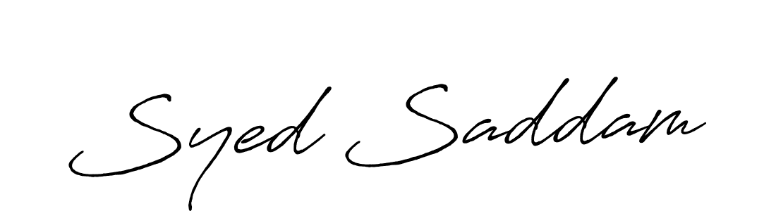 Antro_Vectra_Bolder is a professional signature style that is perfect for those who want to add a touch of class to their signature. It is also a great choice for those who want to make their signature more unique. Get Syed Saddam name to fancy signature for free. Syed Saddam signature style 7 images and pictures png