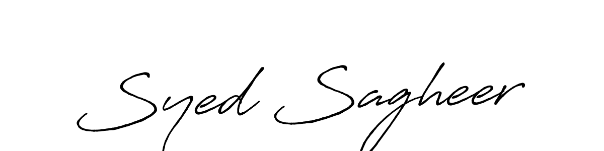 This is the best signature style for the Syed Sagheer name. Also you like these signature font (Antro_Vectra_Bolder). Mix name signature. Syed Sagheer signature style 7 images and pictures png