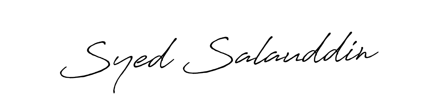 Syed Salauddin stylish signature style. Best Handwritten Sign (Antro_Vectra_Bolder) for my name. Handwritten Signature Collection Ideas for my name Syed Salauddin. Syed Salauddin signature style 7 images and pictures png