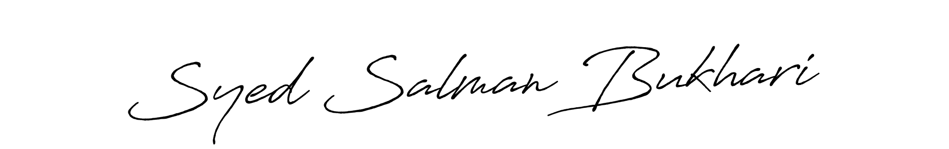 You should practise on your own different ways (Antro_Vectra_Bolder) to write your name (Syed Salman Bukhari) in signature. don't let someone else do it for you. Syed Salman Bukhari signature style 7 images and pictures png