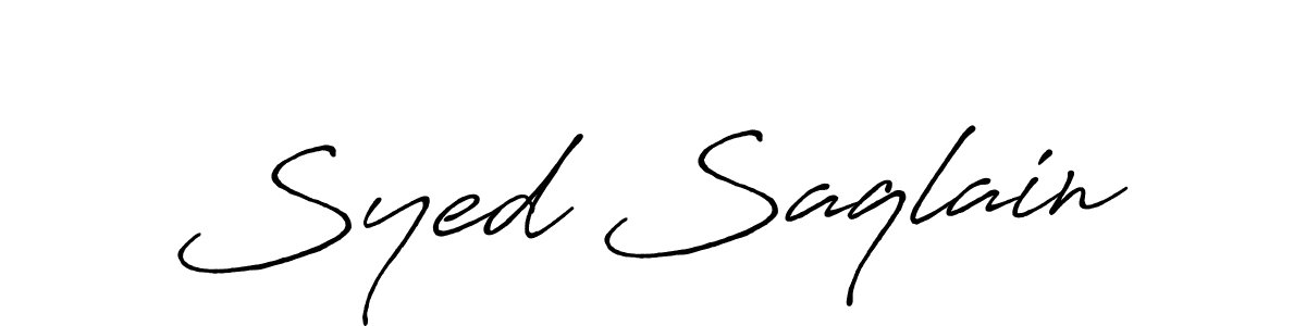 This is the best signature style for the Syed Saqlain name. Also you like these signature font (Antro_Vectra_Bolder). Mix name signature. Syed Saqlain signature style 7 images and pictures png