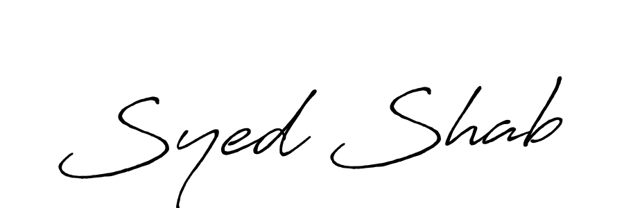 Syed Shab;s stylish signature style. Best Handwritten Sign (Antro_Vectra_Bolder) for my name. Handwritten Signature Collection Ideas for my name Syed Shab;s. Syed Shab;s signature style 7 images and pictures png