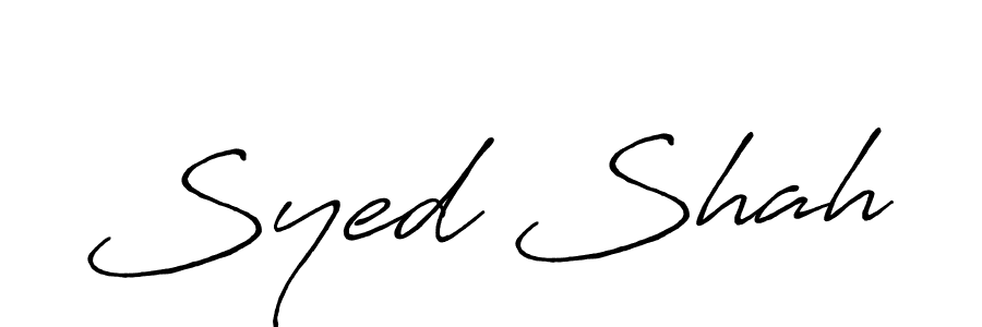 if you are searching for the best signature style for your name Syed Shah. so please give up your signature search. here we have designed multiple signature styles  using Antro_Vectra_Bolder. Syed Shah signature style 7 images and pictures png