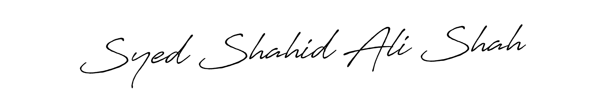 Make a beautiful signature design for name Syed Shahid Ali Shah. Use this online signature maker to create a handwritten signature for free. Syed Shahid Ali Shah signature style 7 images and pictures png