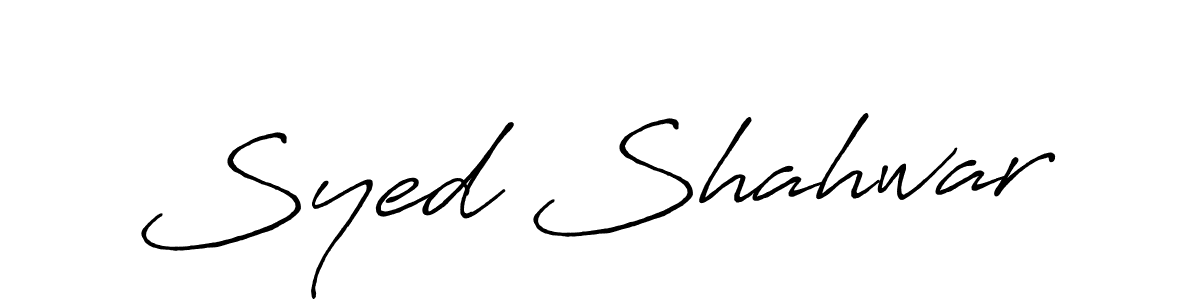 It looks lik you need a new signature style for name Syed Shahwar. Design unique handwritten (Antro_Vectra_Bolder) signature with our free signature maker in just a few clicks. Syed Shahwar signature style 7 images and pictures png