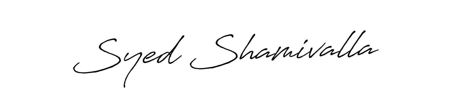 How to make Syed Shamivalla signature? Antro_Vectra_Bolder is a professional autograph style. Create handwritten signature for Syed Shamivalla name. Syed Shamivalla signature style 7 images and pictures png