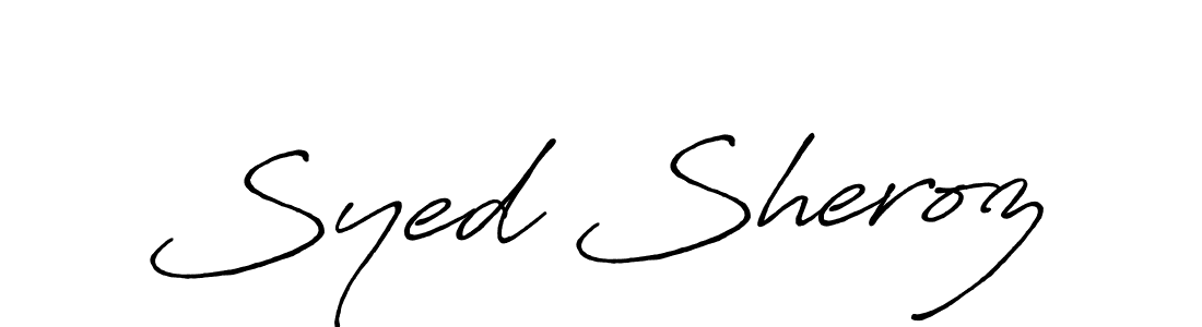 You should practise on your own different ways (Antro_Vectra_Bolder) to write your name (Syed Sheroz) in signature. don't let someone else do it for you. Syed Sheroz signature style 7 images and pictures png